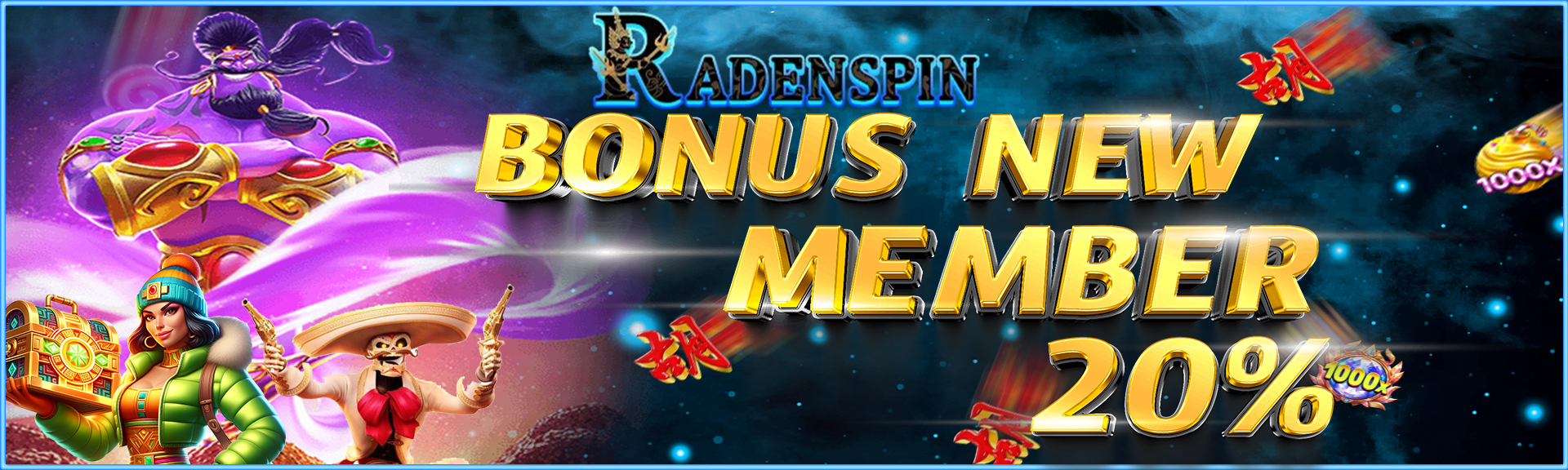 BONUS NEW MEMBER 20%	